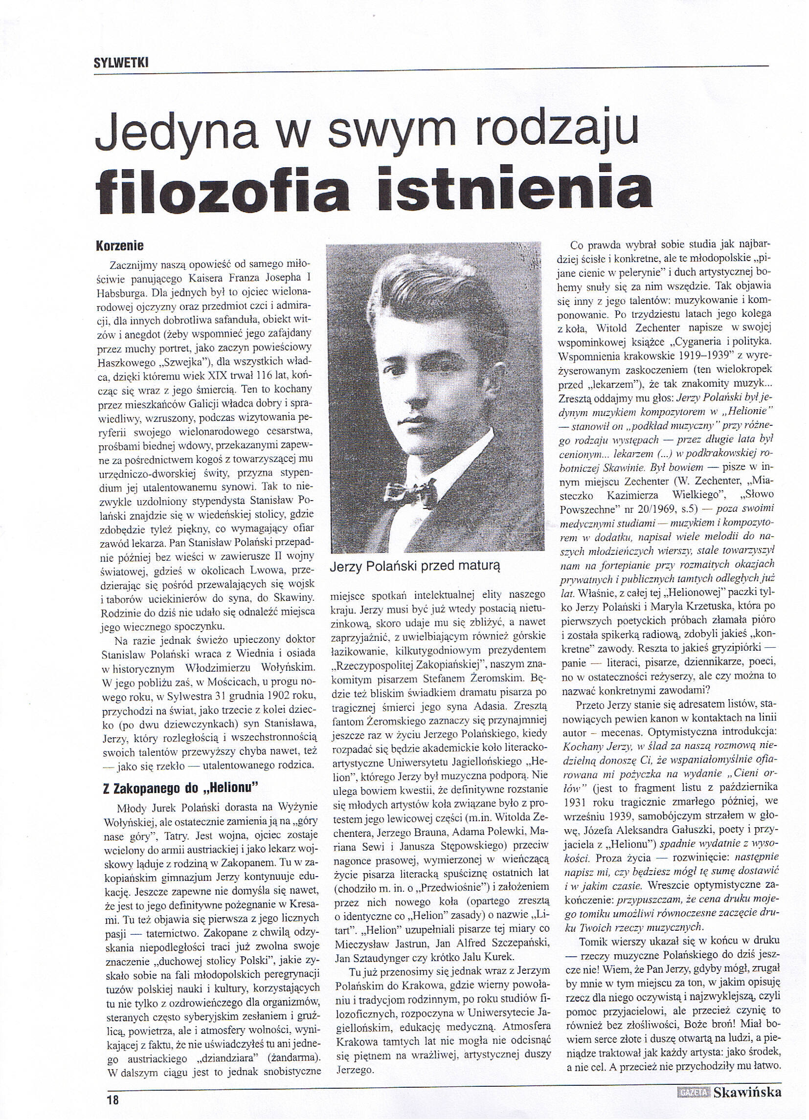 Artykuł o dr Jerzym Polańskim4