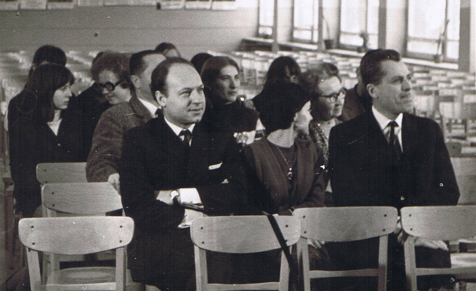 15.12.1970 - delegacja z Węgier w szkole-wizyta