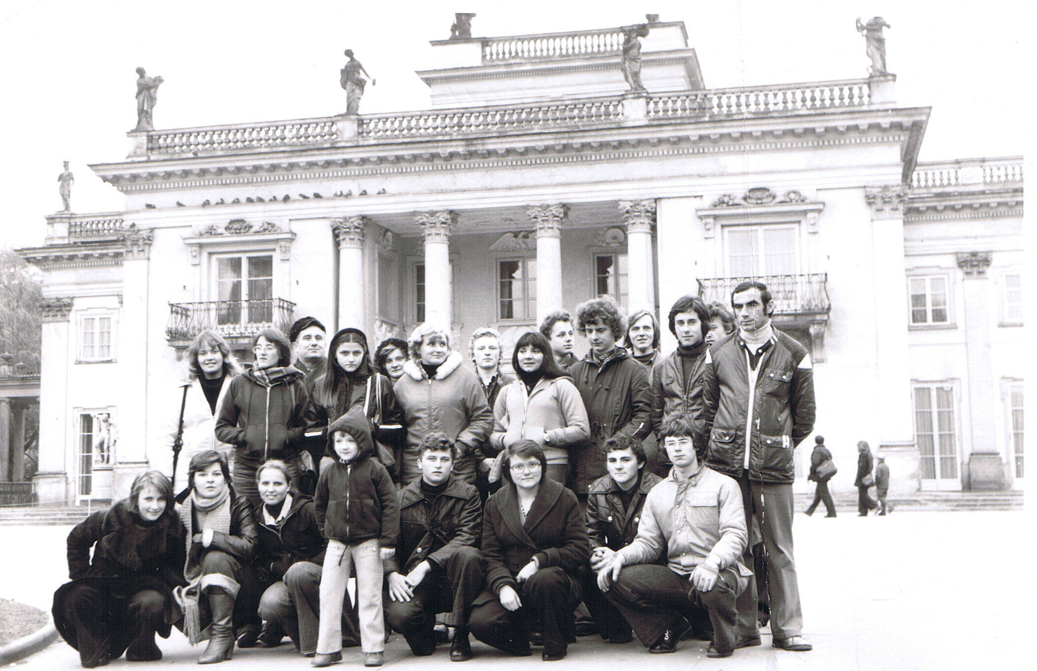 1976-Warszawa-Łazienki-prof. Maria Majerczyk i prof. Józef Majerczyk
