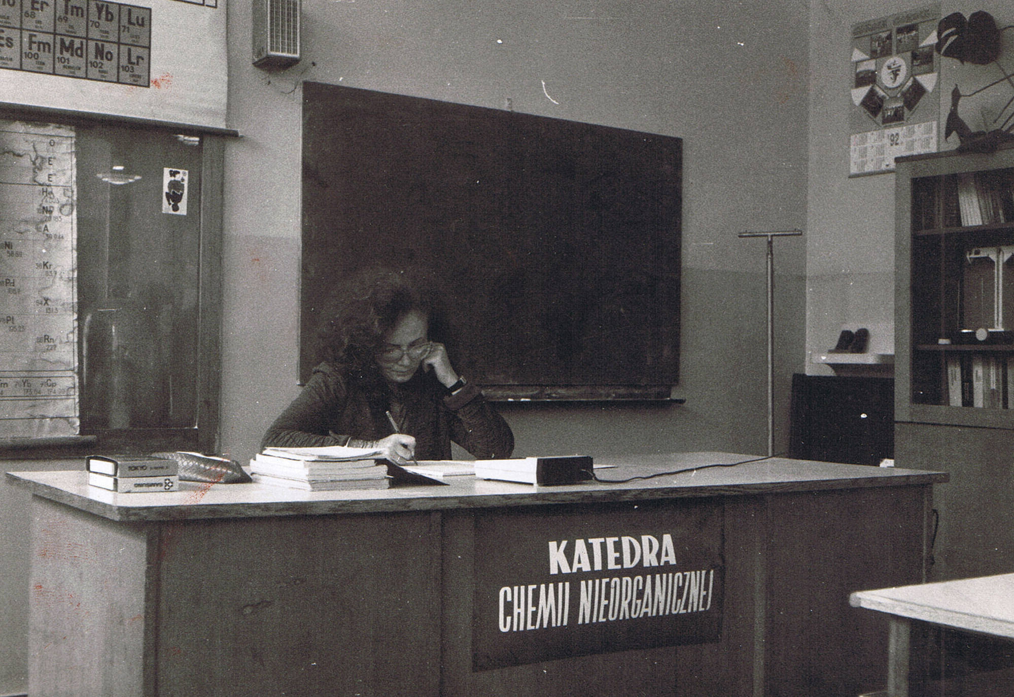 Prof. Jadwiga Marchewka w klasie