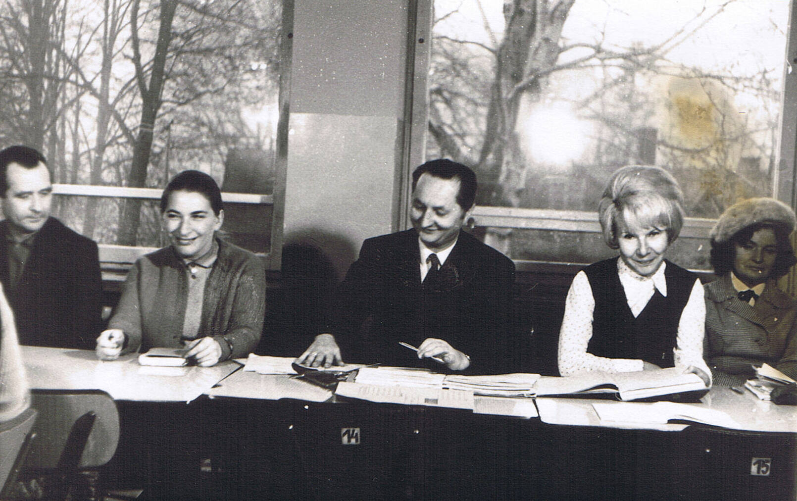 Druga od lewej prof. Maria Jakubczak, dyr.Leszek Wcisło, prof. Anna Malik