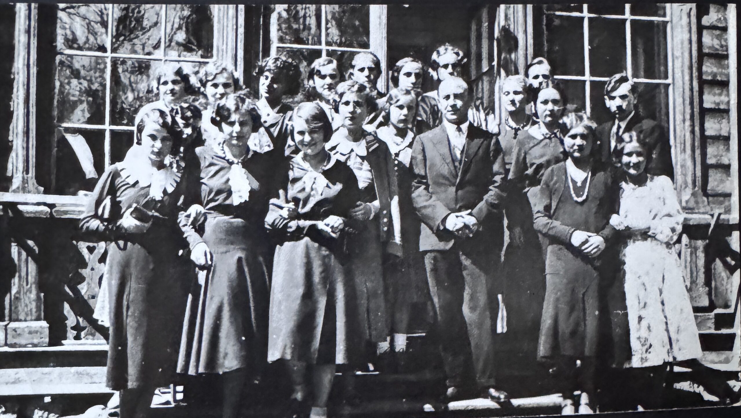 "Szarotka" - rok szkolny 1933/1934, klasa VII. Imieniny profesora Zygmunta Martyńskiego