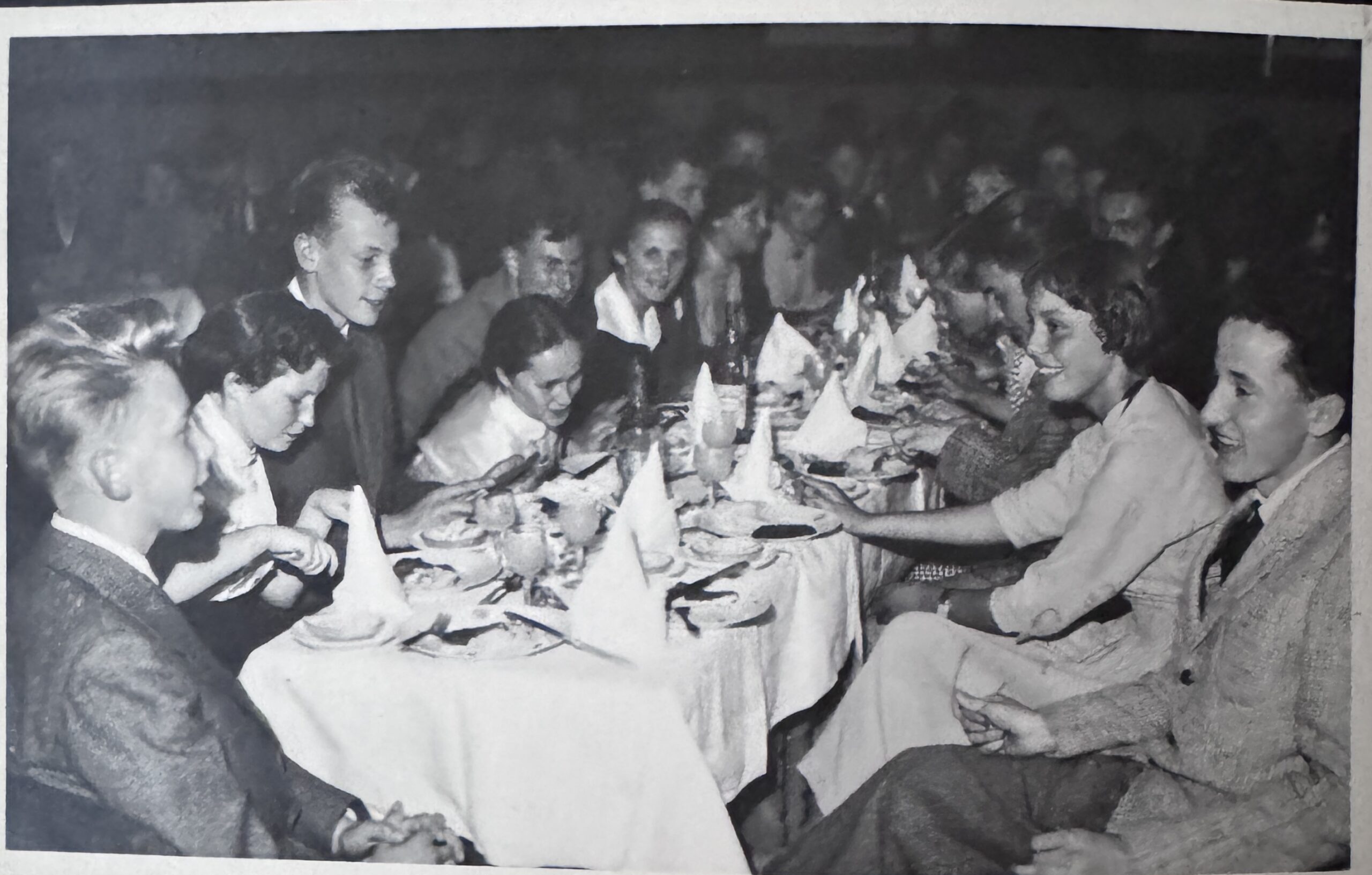 Komers w sali "Jędruś" w Zakopanem dnia 11 VI 1955 roku
