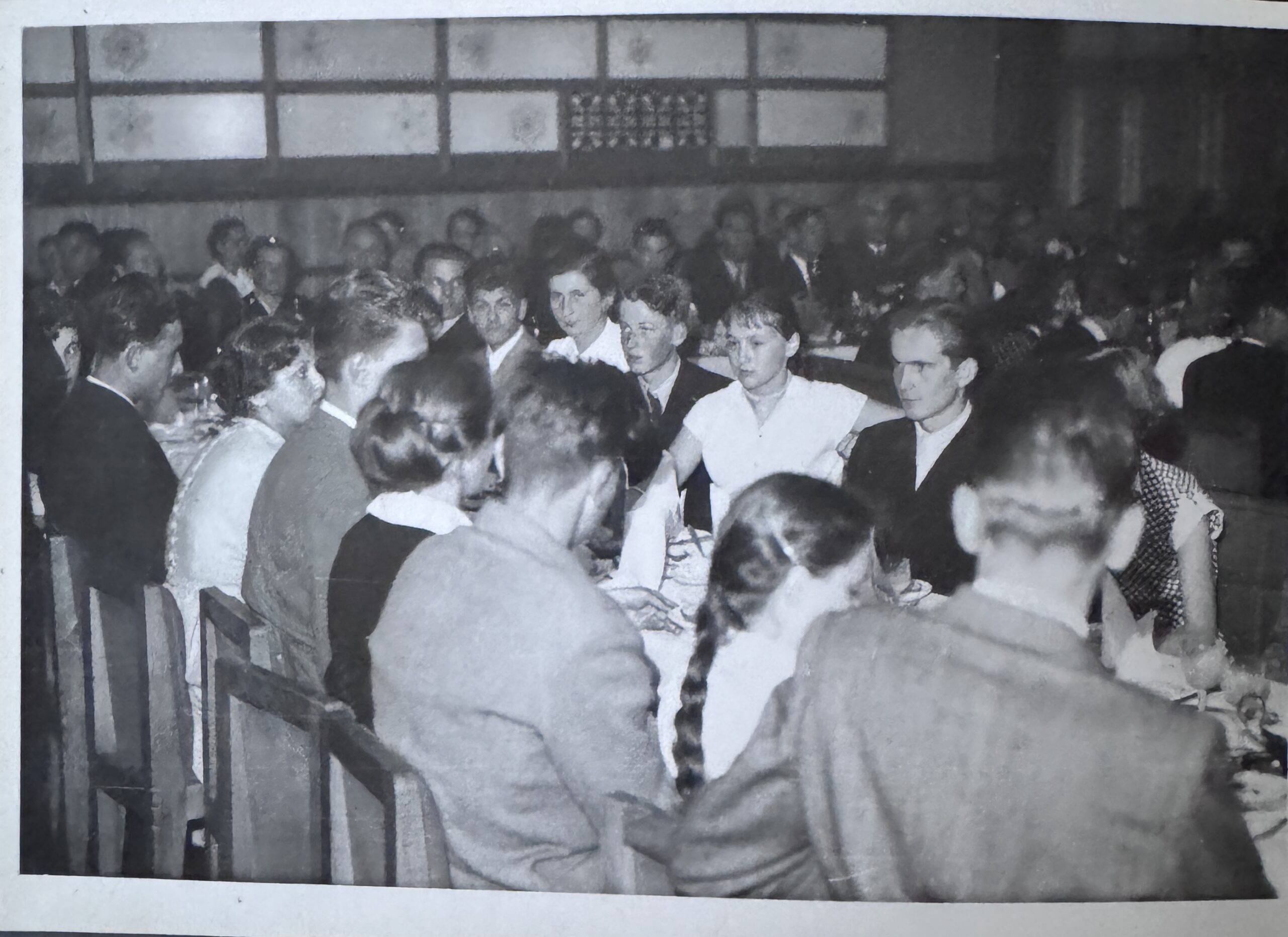 Komers w sali "Jędruś" w Zakopanem dnia 11 VI 1955 roku