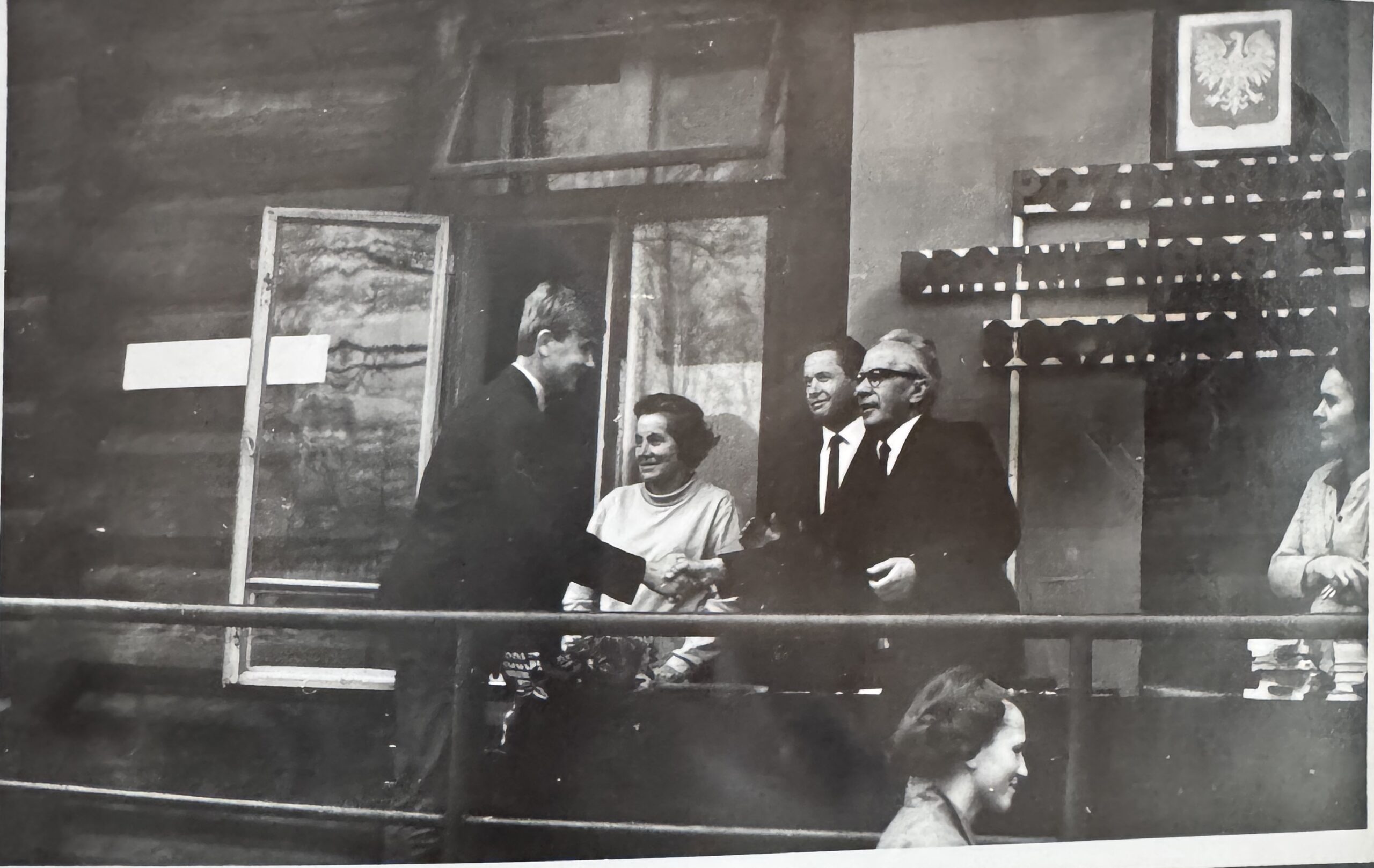 Obchody 50-lecia Szkoły. Druga od lewej: Maria Galica i Jak Skupień