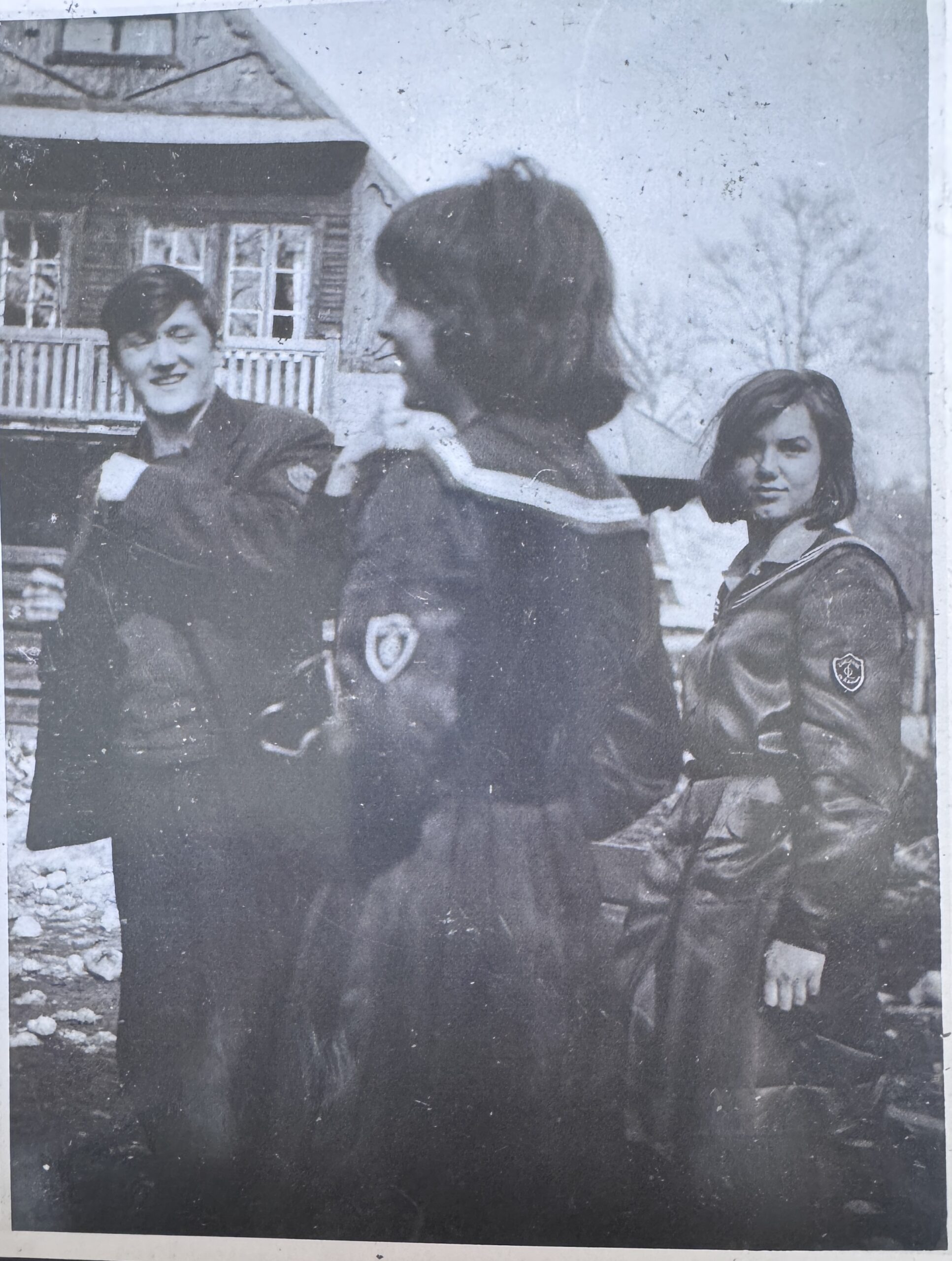 1963/1964 - od lewej Marian Zając, Małgorzata Fałek, Alicja Kotońska