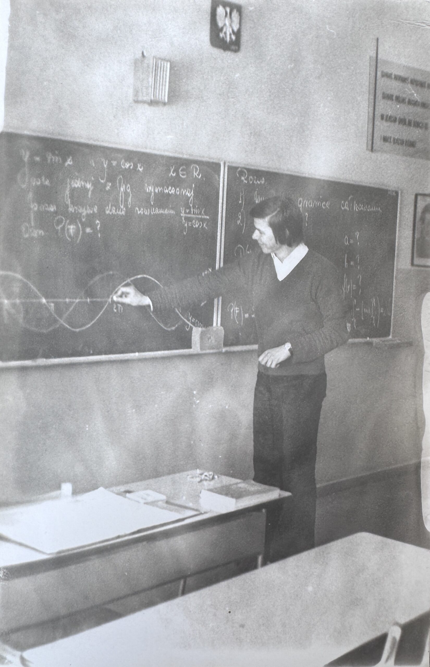 Lata 70/80. Lekcja Matematyki